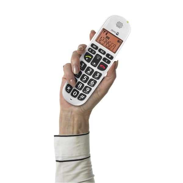 Doro PhoneEasy trådløs fastnettelefon til svagtseende med store taster