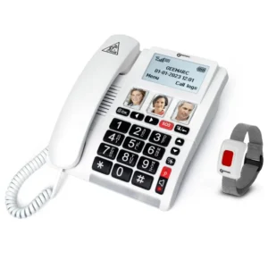 Geemarc cl9000-GSM-bordtelefon-til-simkort-med-hoej-lyd